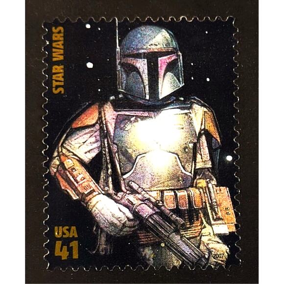 Star Wars 2015 Masterwork BOBA FETT Authentic Stamp Relic 23/99, See Pics/Descr. - Picture 2 of 4